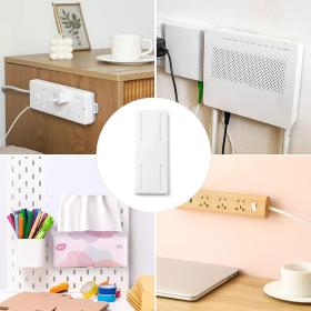 Ensemble de Support Mural sans Poinçon Auto-Adhésif 4PCS