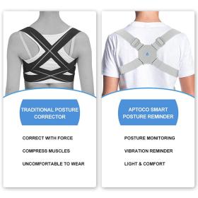 Ceinture de Correction de Posture Intelligente avec Vibration – حزام تصحيح وضية الظهر